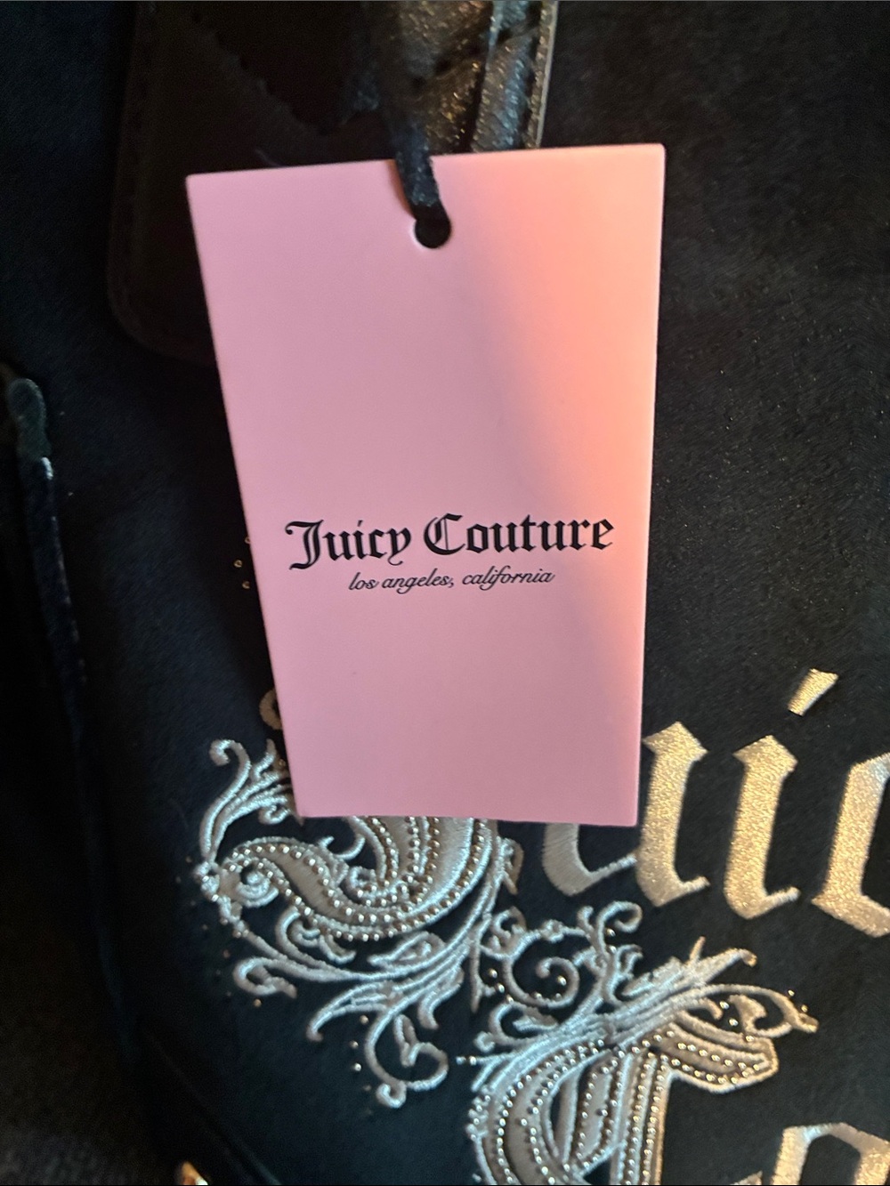 Juicy Couture Liquorice Juicy Renaissance Tote NWT - Picture 7 of 8